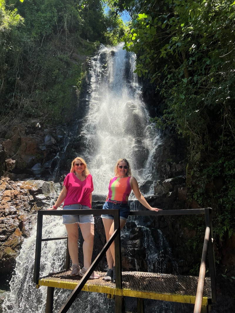 Cataratas do Iguacu - vista panoramica ao entardecer