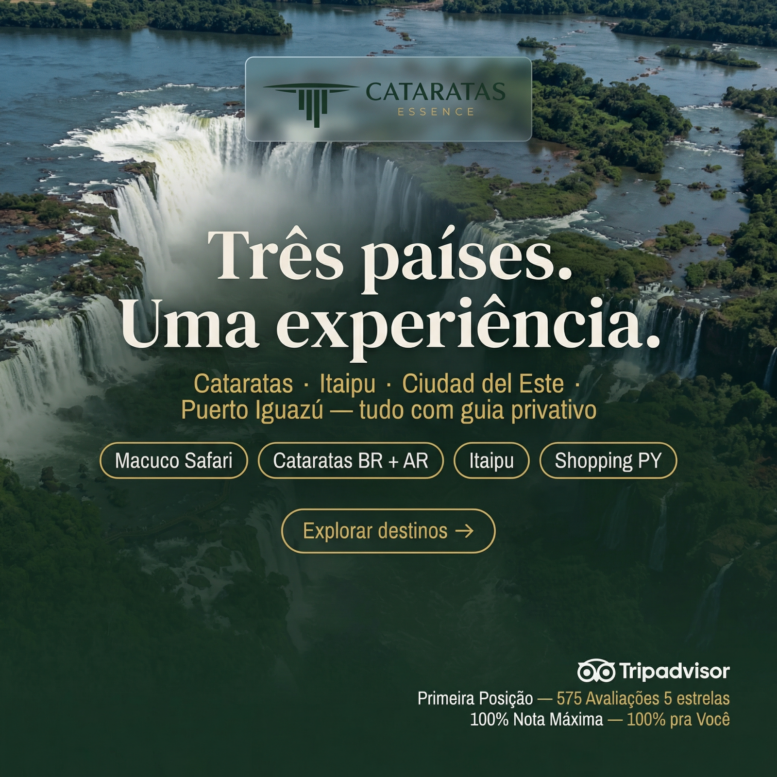 Tres paises uma experiencia na triplice fronteira