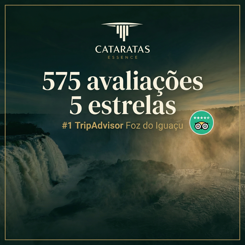 Primeiro lugar no TripAdvisor em Foz do Iguacu